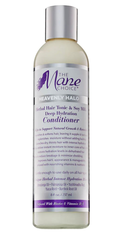 The Mane Choice Heavenly Halo Herbal Hair Tonic & Soy Milk Deep Hydration Conditioner