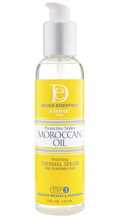 Design Essentials Moroccan Oil Finishing Thermal Serum