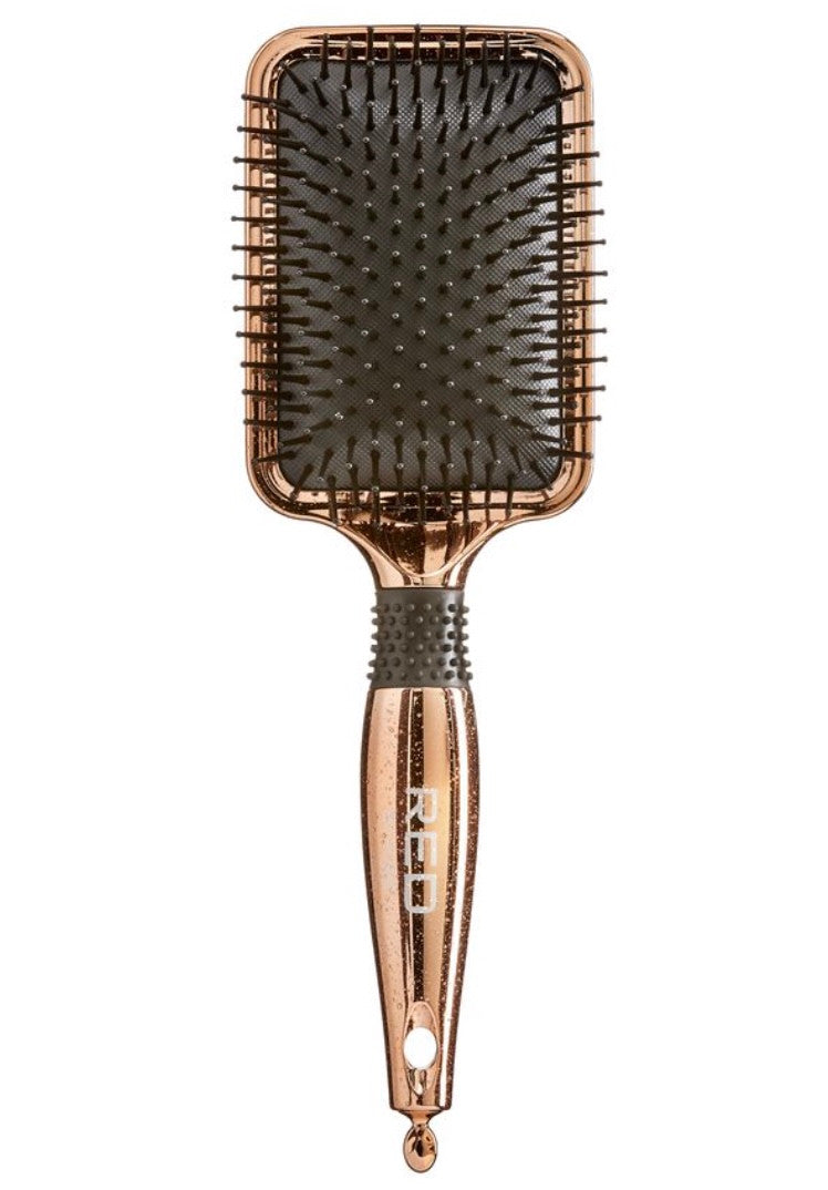 RED Rose Gold Paddle Brush