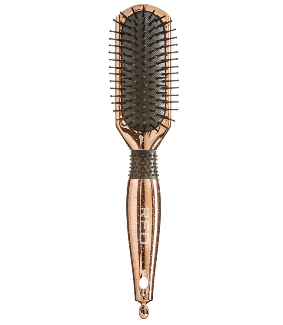RED Rose Gold Paddle Brush