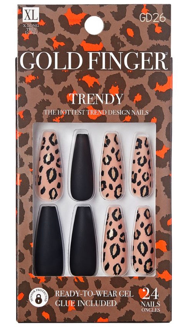 Kiss Gold Finger Trendy - Black Beast