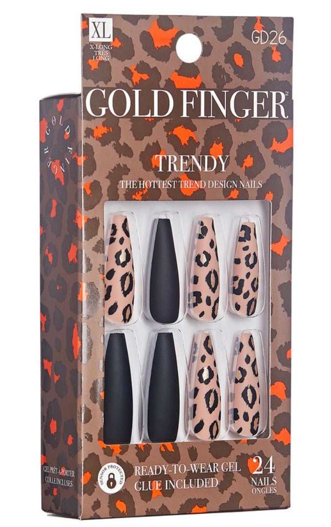 Kiss Gold Finger Trendy - Black Beast