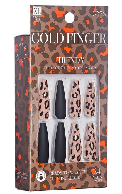 Kiss Gold Finger Trendy - Black Beast