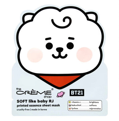 THE CREME SHOP SMOOTH SOFT Like Baby RJ Printed Essence Sheet Mask