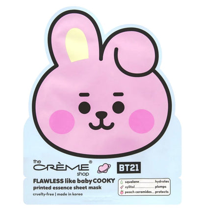 THE CREME SHOP FLAWLESS Like Baby COOKY Printed Essence Sheet Mask