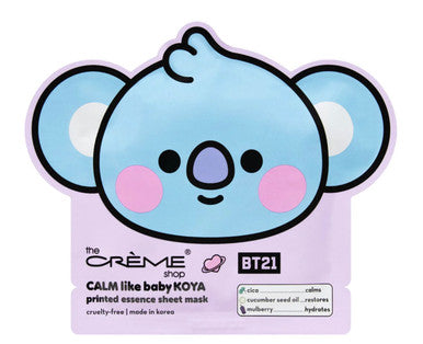 THE CREME SHOP CALM Like Baby KOYA Printed Essence Sheet Mask