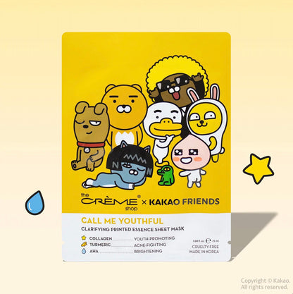 THE CREME SHOP KAKAO FRIENDS CALL ME YOUTHFUL Printed Essence Sheet Mask