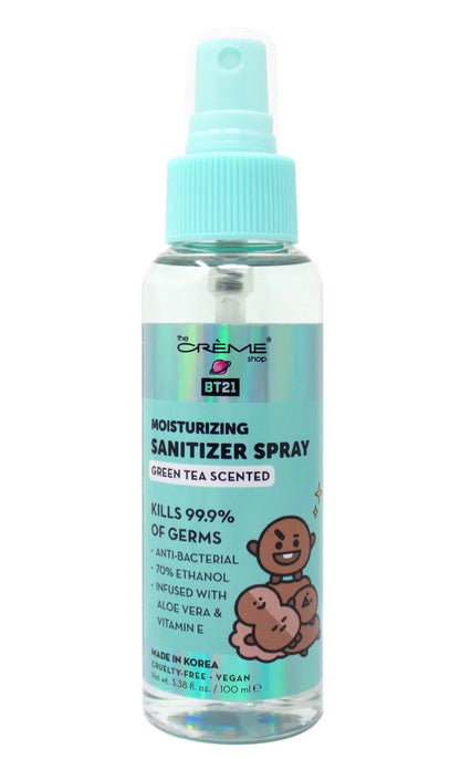 THE CREME SHOP BT21 SHOOKY Sanitizing Spray (Green Tea Scented) (3.38 oz)