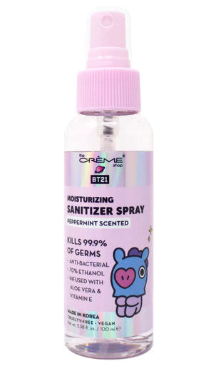 THE CREME SHOP BT21 MANG Sanitizing Spray (Peppermint Scented) (3.38 oz)