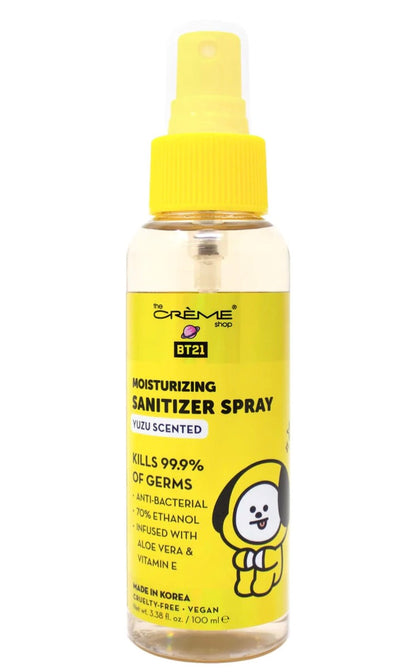 THE CREME SHOP BT21 CHIMMY Sanitizing Spray (Yuzu Scented) (3.38 oz)