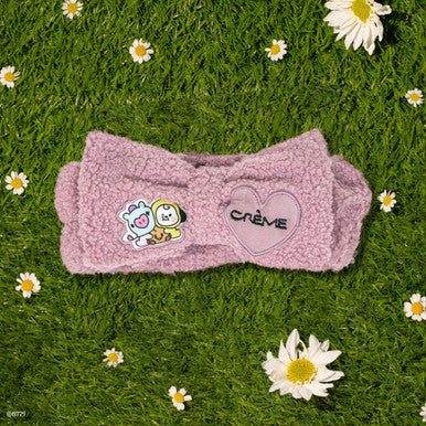 THE CREME SHOP BT21 BABY Plush Spa Teddy Headyband - Lavender Fluff