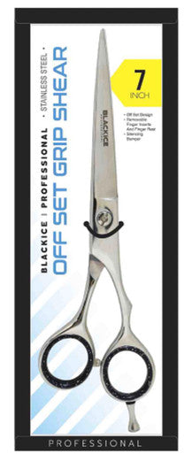 Black Ice professional Stylish Off Set Grip 7" Shear