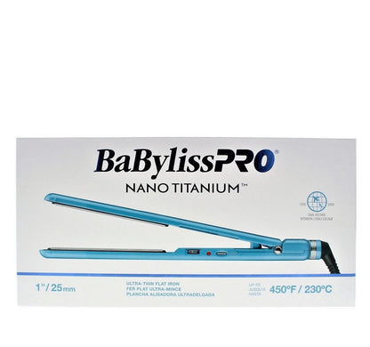 BaBylissPRO Nano Titanium 1"/25mm Ultra-thin Straightening Iron