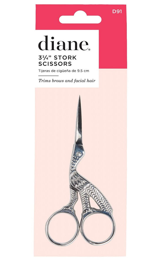 DIANE Stork Scissors for Eyebrows 3.75"