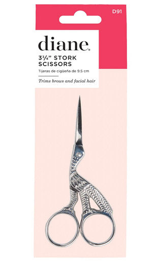 DIANE Stork Scissors for Eyebrows 3.75"