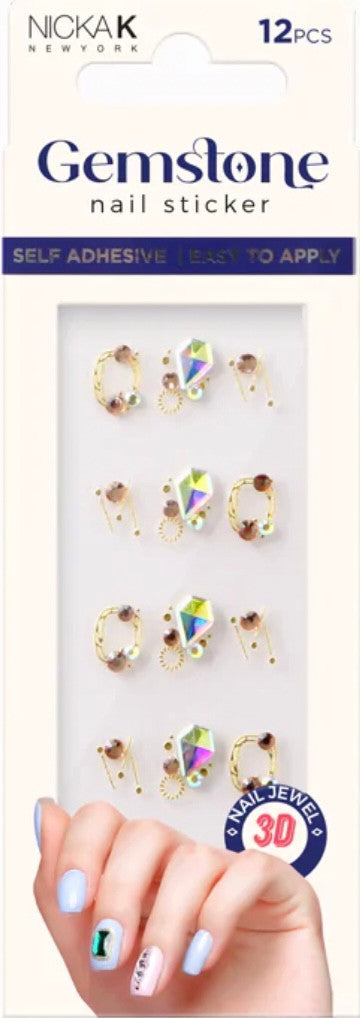 NICKA K Gemstone Nail Stickers (NSGM05)