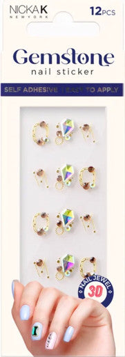 NICKA K Gemstone Nail Stickers (NSGM05)