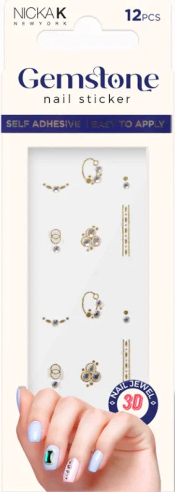 NICKA K Gemstone Nail Stickers (NSGM08)