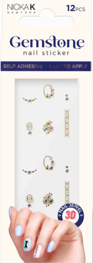 NICKA K Gemstone Nail Stickers (NSGM08)