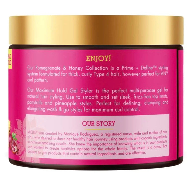 Mielle Pomegranate & Honey Maximum Hold Gel Styler