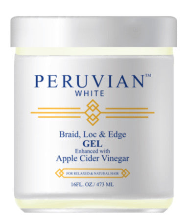 Peruvian White Braid, Loc & Edge Gel [Apple Cider Vinegar]