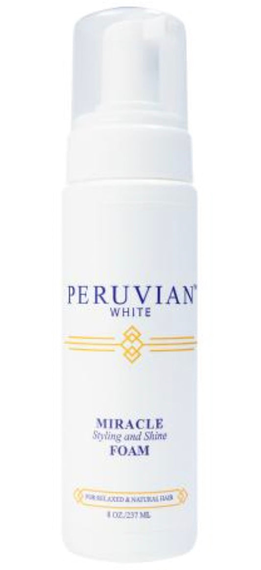 Peruvian White Miracle Styling & Shine Foam