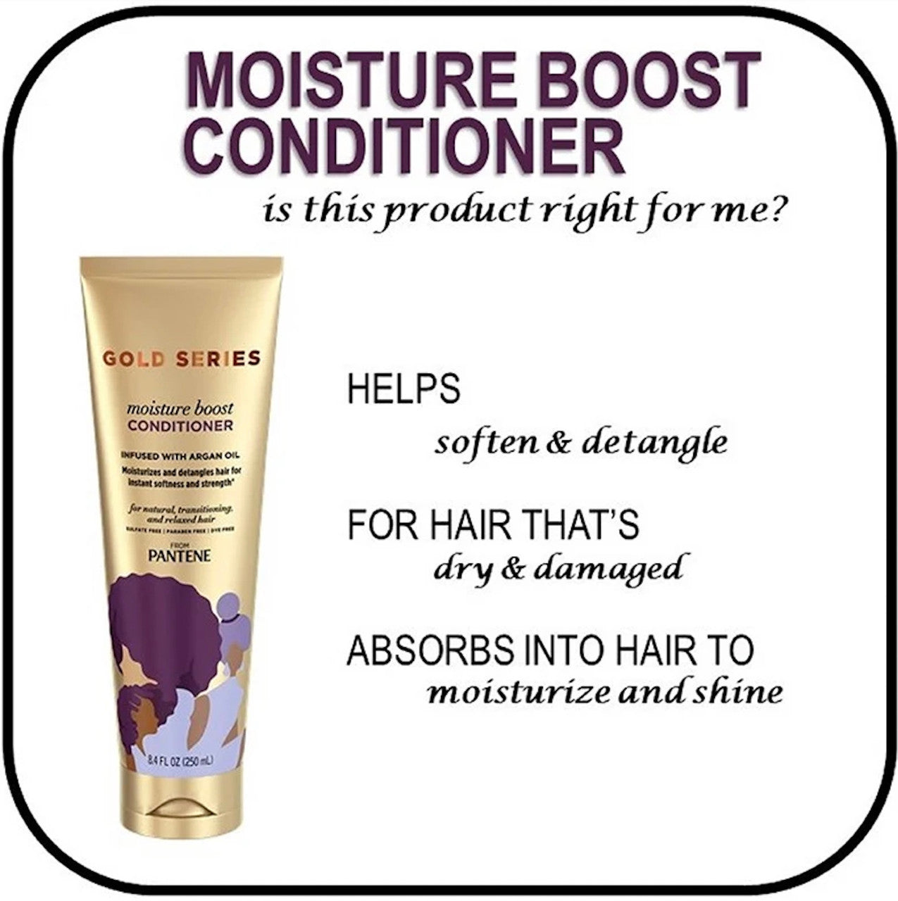 PANTENE Gold Series Moisture Boost Conditioner