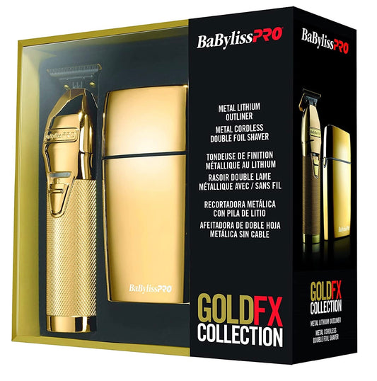 BaBylissPRO Gold Fx Collection combo (Trimmer + Shaver)