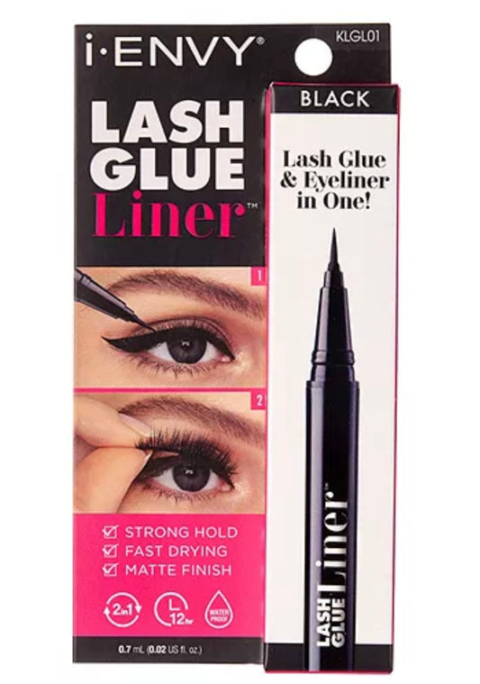 KISS i Envy Lash Glue Liner (Black/Clear)