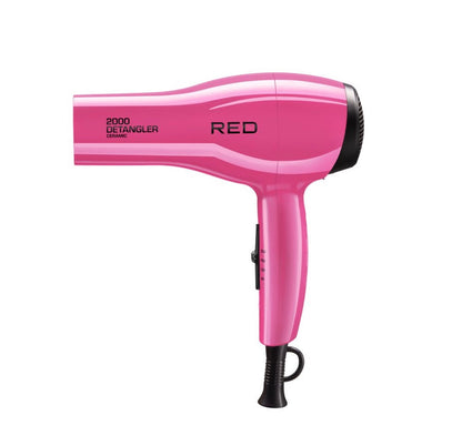 RED Ceramic 2000 Detangler Hair Dryer (Pink)