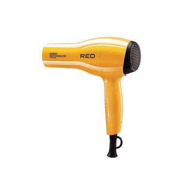 [WHOLESALE] RED Ceramic 2000 Detangler Hair Dryer (Yellow) (x 12 )