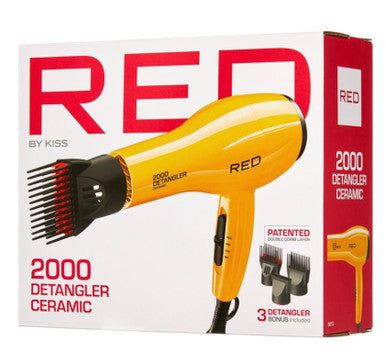 RED Ceramic 2000 Detangler Hair Dryer (Yellow)
