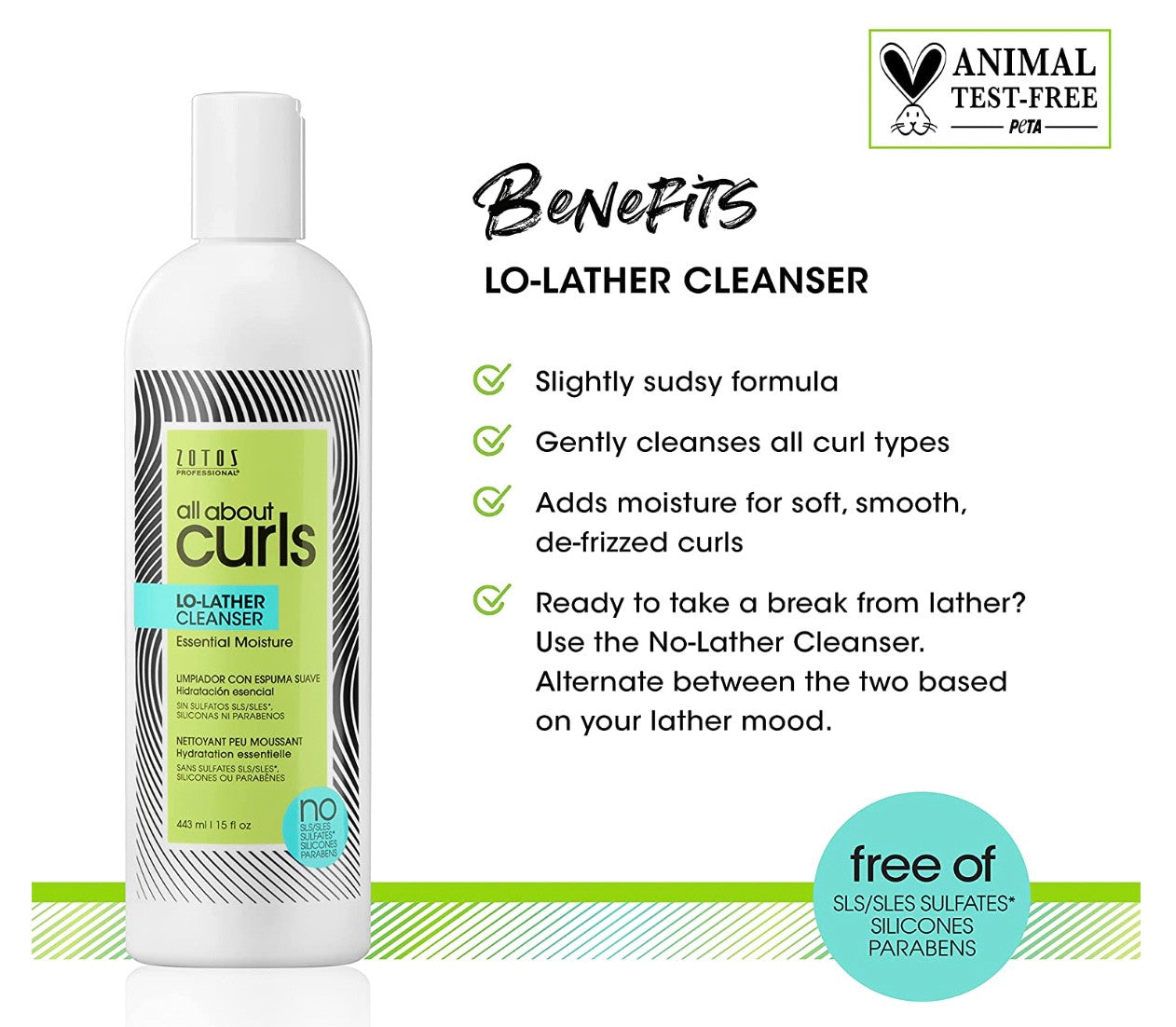 ZOTOS All About Curls Lo-Lather Cleanser