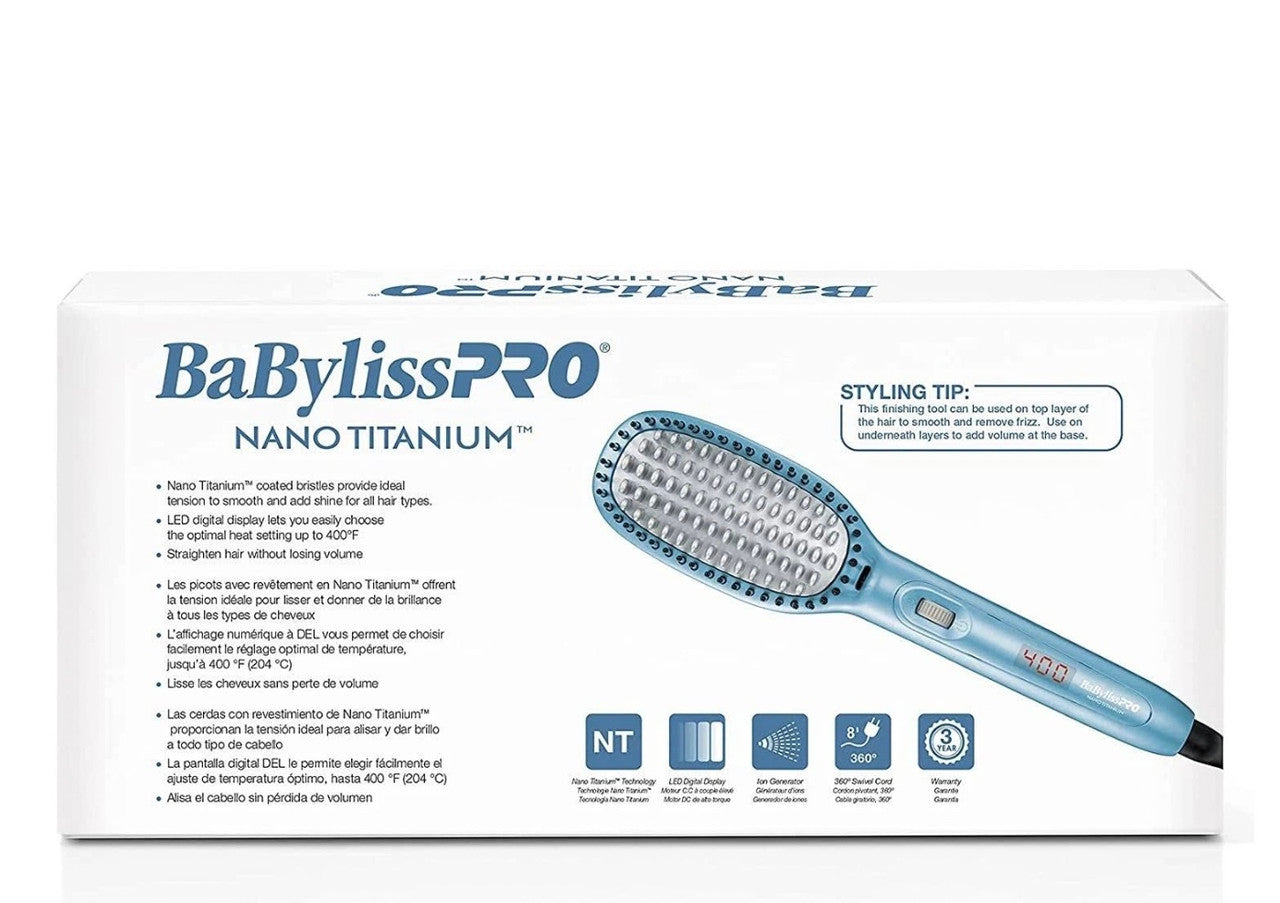 BaBylissPRO Nano Titanium Ionic Thermal Paddle Brush