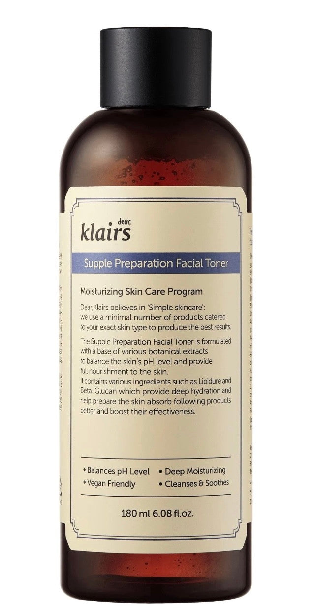 KLAIRS Supple Preparation Facial Toner (6.08 oz)