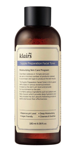 KLAIRS Supple Preparation Facial Toner (6.08 oz)