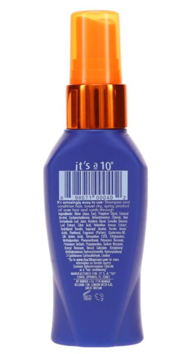It's a 10 Miracle Leave-In Plus Keratin
