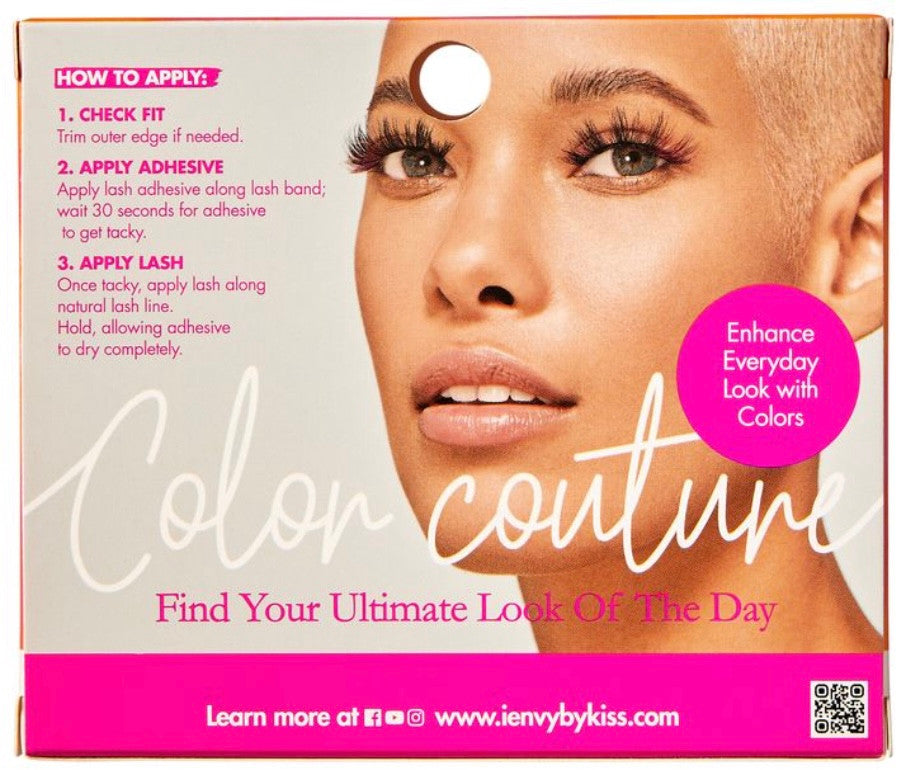 KISS i Envy Color Couture Eyelash - Tint Faux Mink