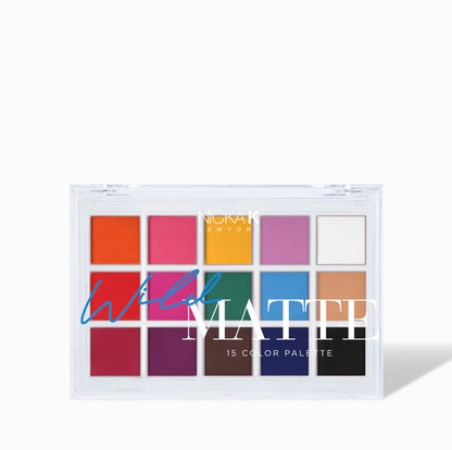 NICKA K 15 Color Palette Wild Matte