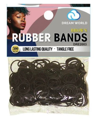 Dream Rubber Bands 300ct (Brown)