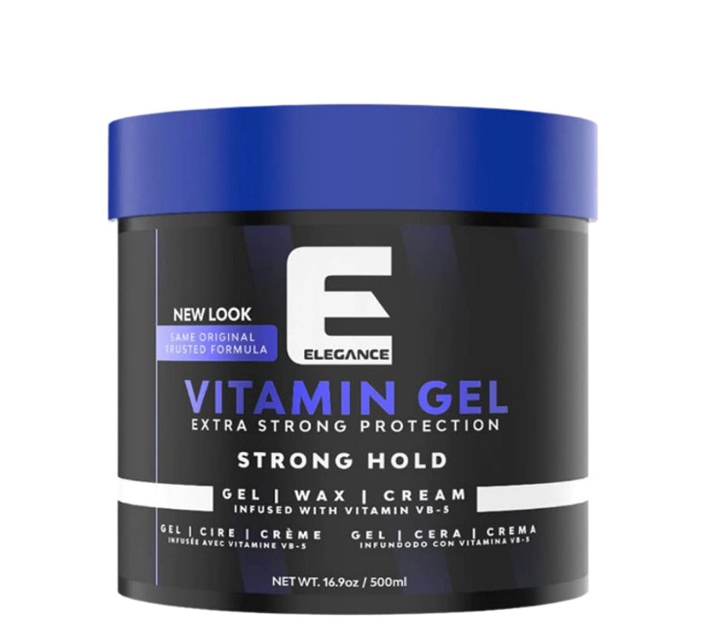 E Elegance Vitamin Pro-VB5 Hair Styling Gel Strong Hold