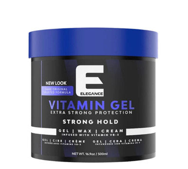 E Elegance Vitamin Pro-VB5 Hair Styling Gel Strong Hold