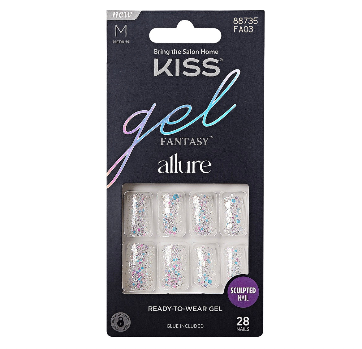 KISS Gel Fantasy Allure Nails - How Dazzling