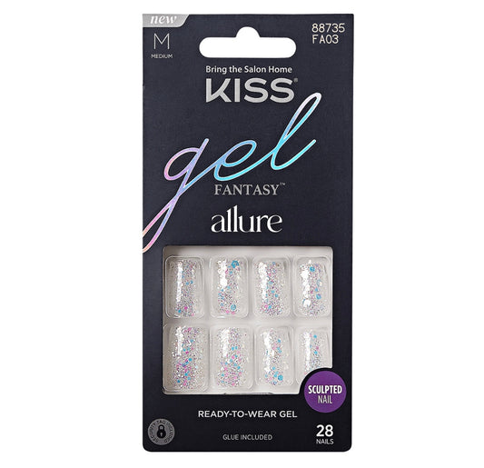 KISS Gel Fantasy Allure Nails - How Dazzling