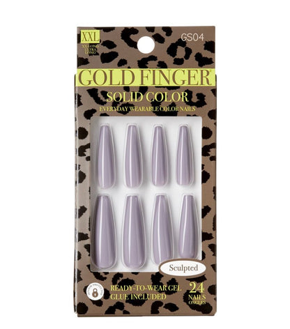 Kiss Gold Finger Sculpted Nail -  BIRTHDAY CAKE
