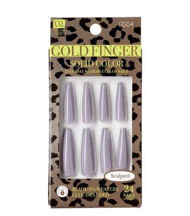 Kiss Gold Finger Sculpted Nail -  BIRTHDAY CAKE