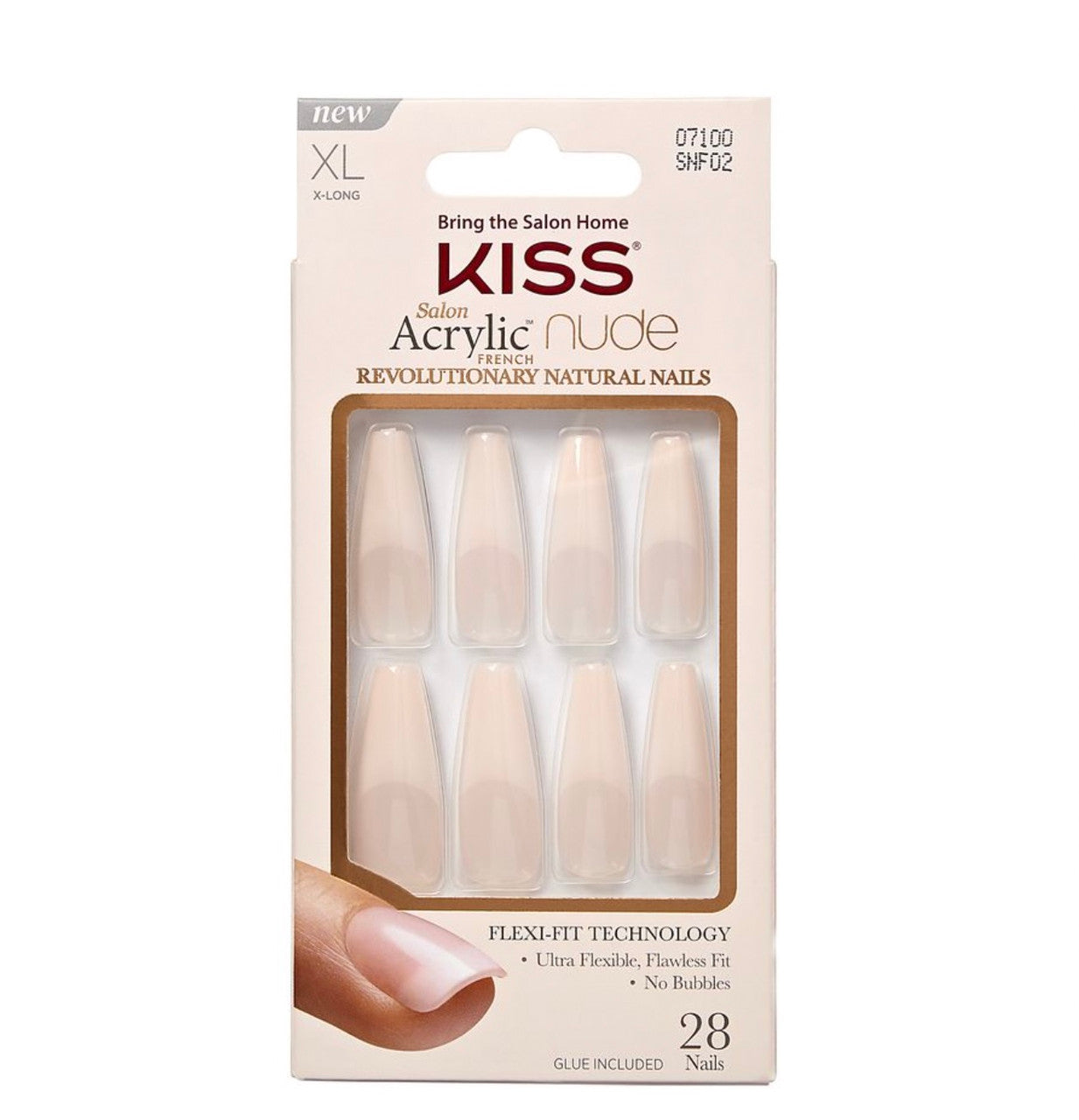 Kiss Salon Acrylic French Nude - LIE AGAIN