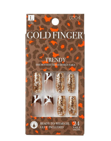 Kiss Gold Finger Trendy Nail - TOTALLY GOT THIS
