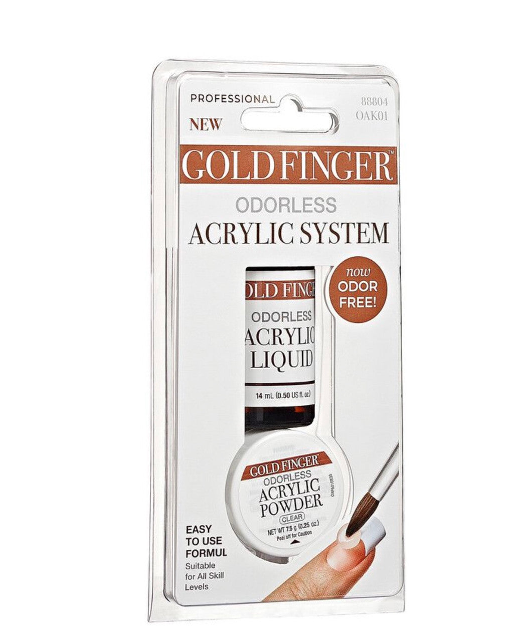 KISS Gold Finger Odorless Nail Acrylic System