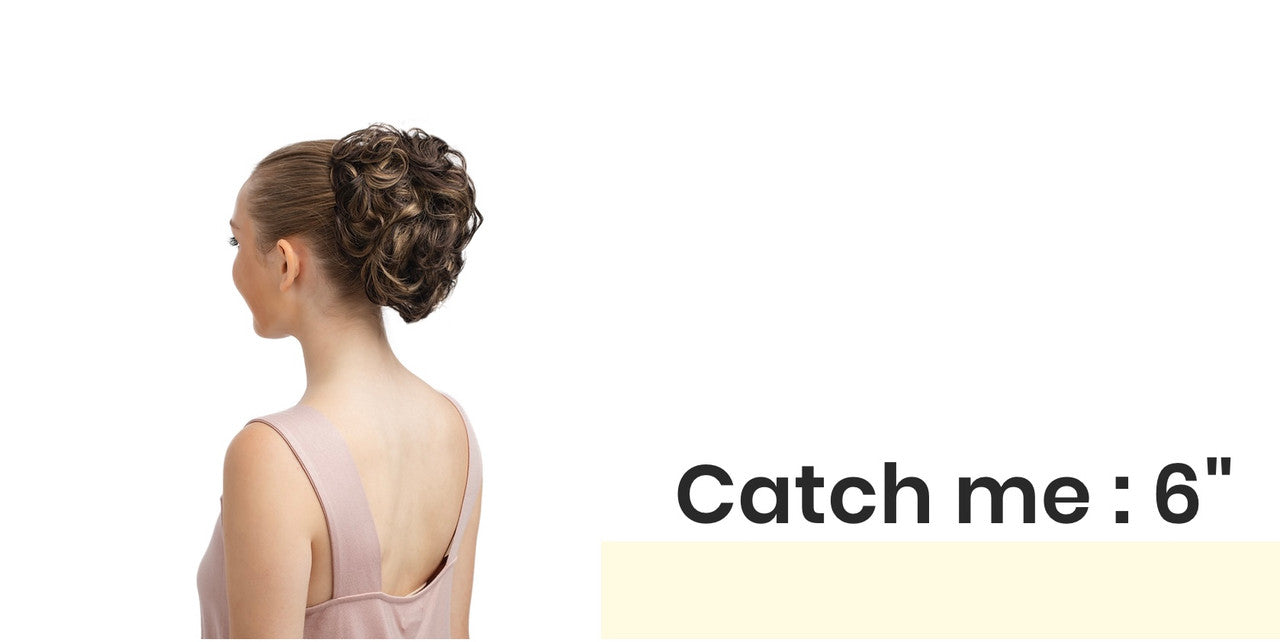 A PLUS Designer Hair Clip In Drawstring Ponytail - Catch Me